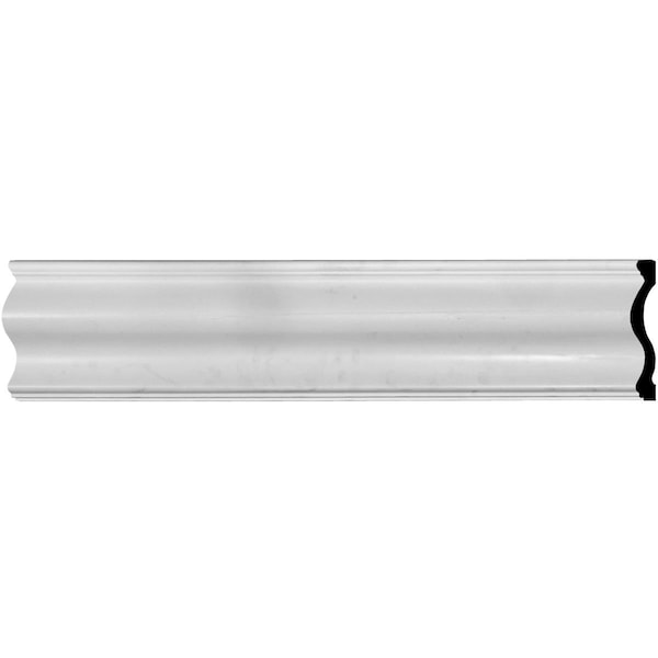 Ekena Millwork 6 3/4"H x 1 1/4"P x 94 1/2"L Stockport Chair Rail CHA07X01ST - main